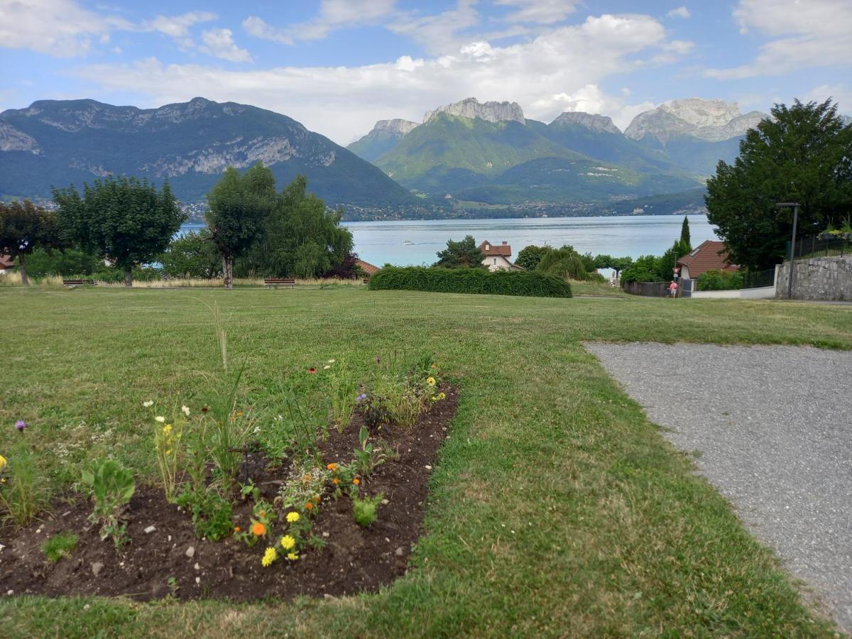 100M Lac Et Piste Cyclable Avec Parking Gratuit Apartment Sévrier Exterior photo